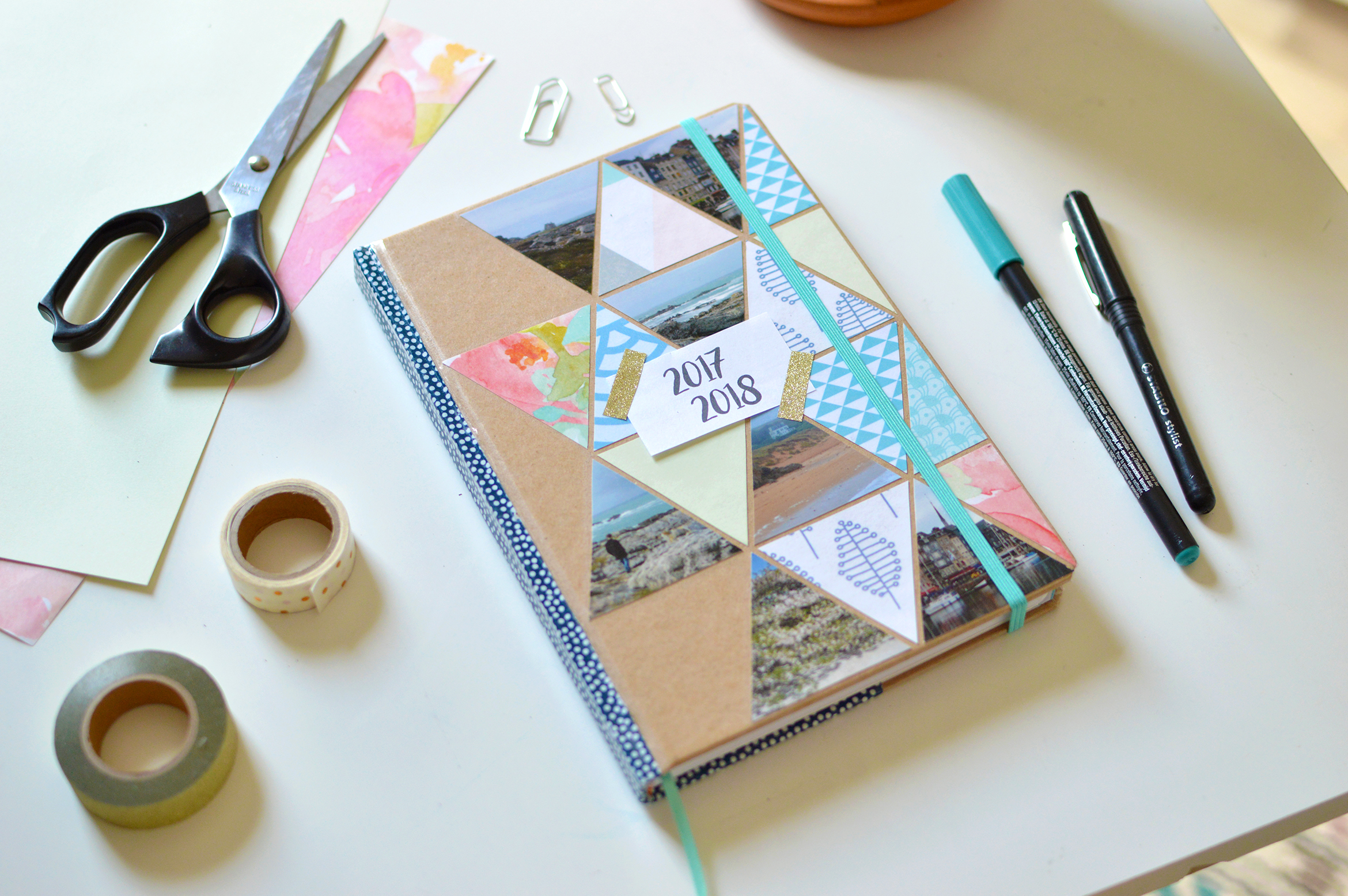 Comment Décorer Son Cahier DIY "BACK TO WORK" : PERSONNALISER SON AGENDA - Les yeux en amande